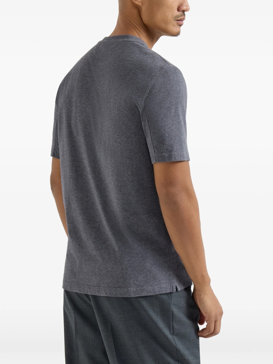 Tricou Brunello Cucinelli gri - Img 4