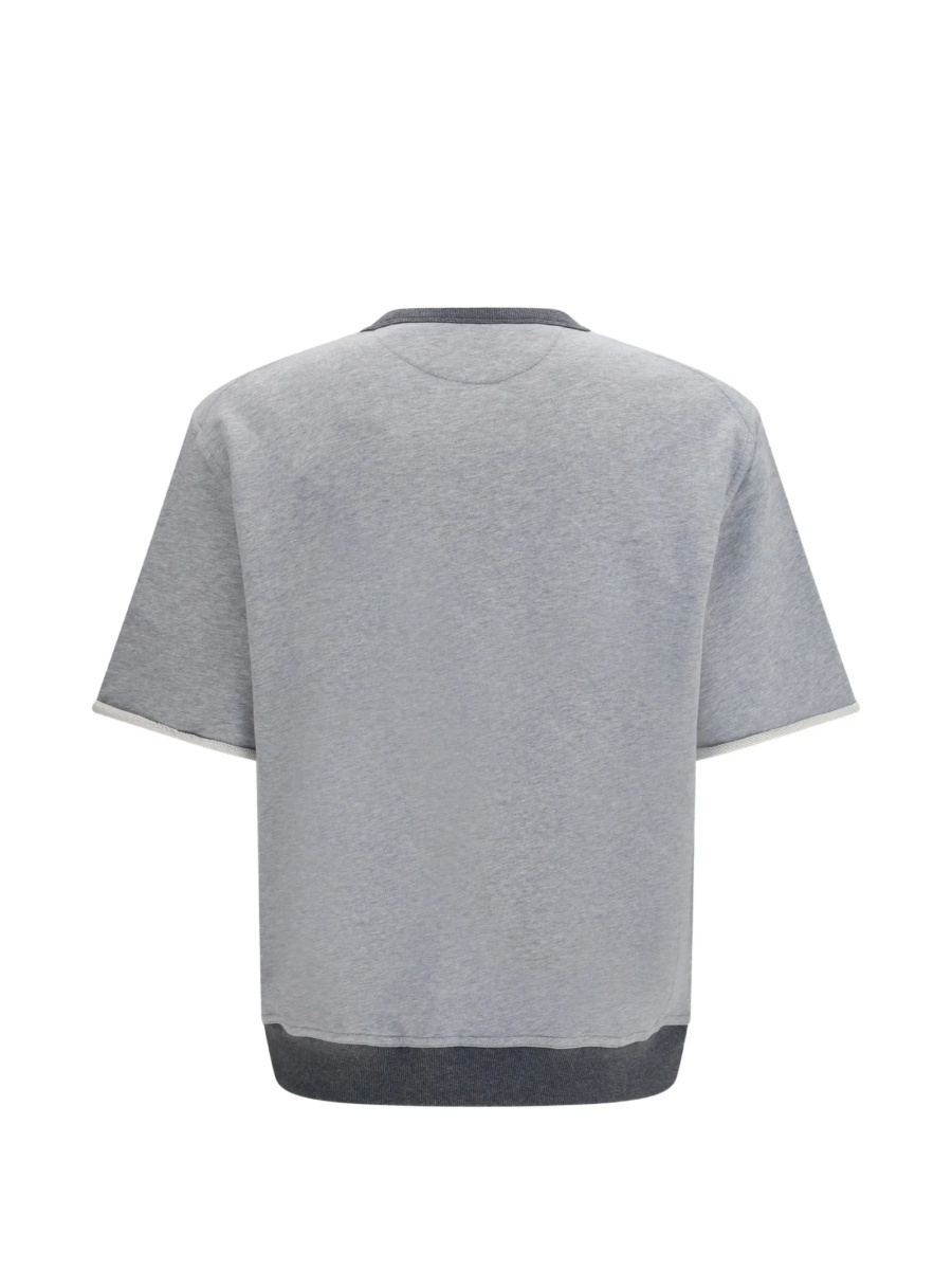 Tricou Brunello Cucinelli gri - Img 2