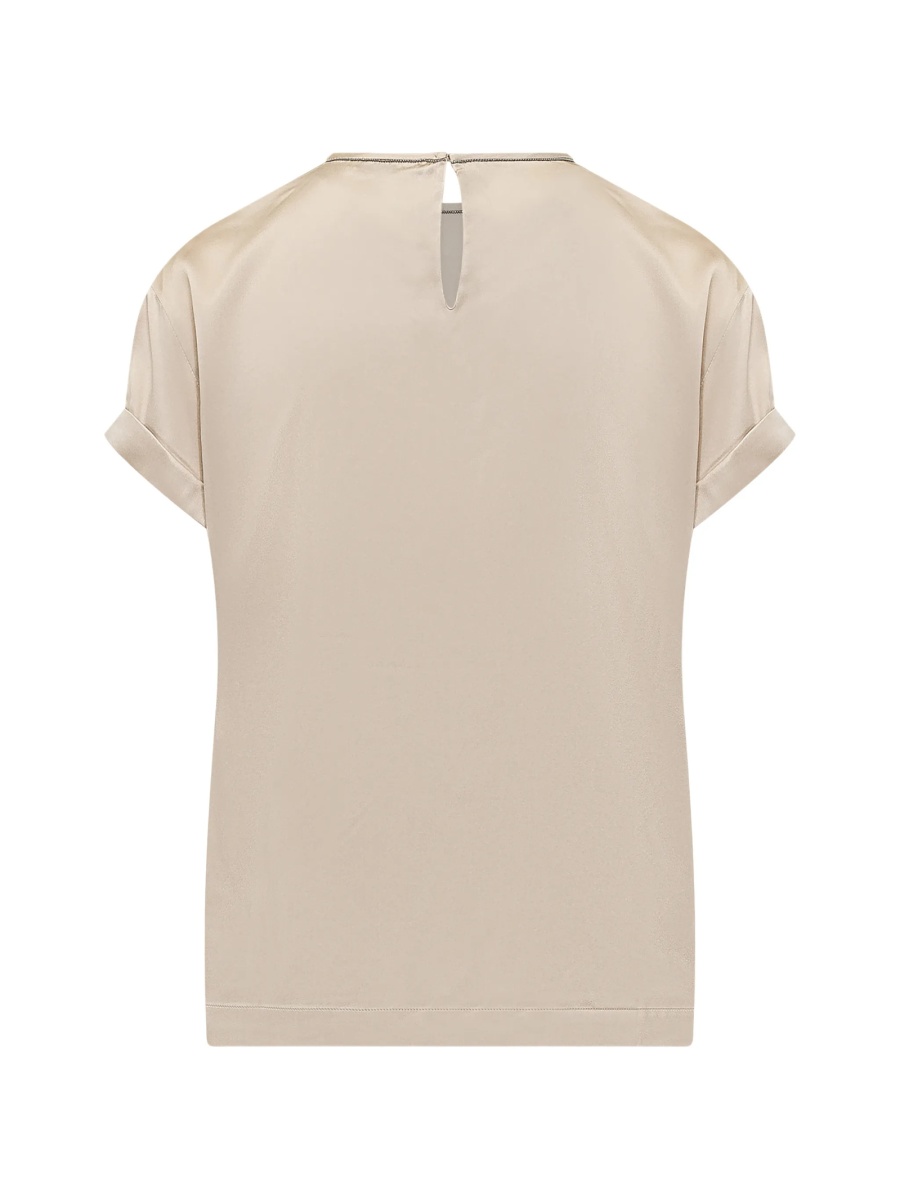 Tricou Brunello Cucinelli neutru - Img 2