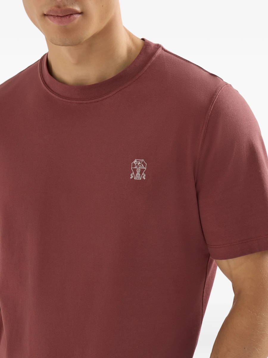Tricou Brunello Cucinelli rosu - Img 5