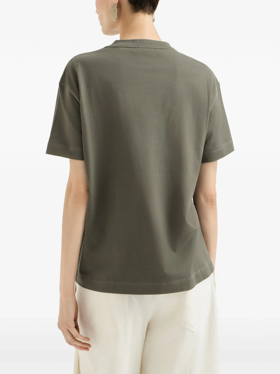 Tricou Brunello Cucinelli verde - Img 4