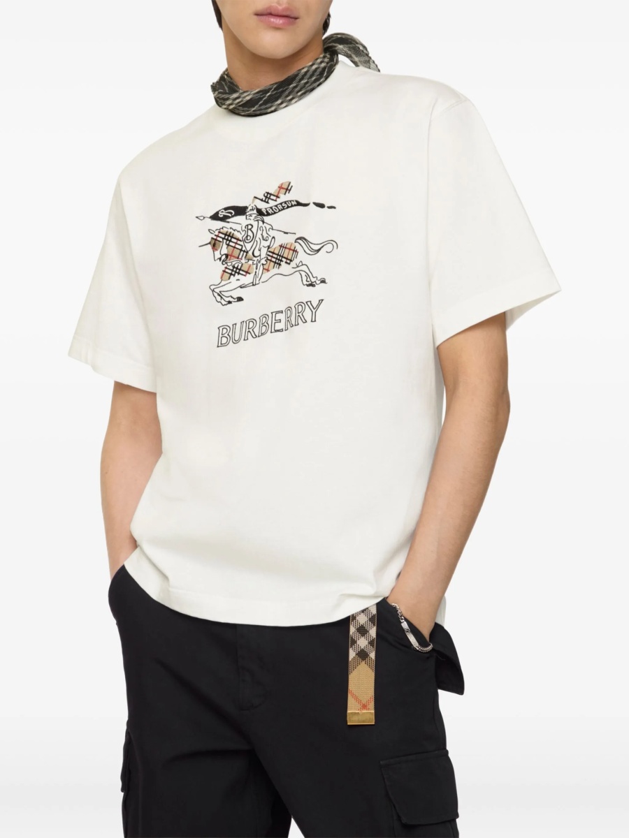 Tricou Burberry neutru - Img 2