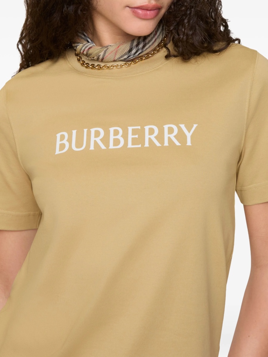 Tricou Burberry neutru - Img 3