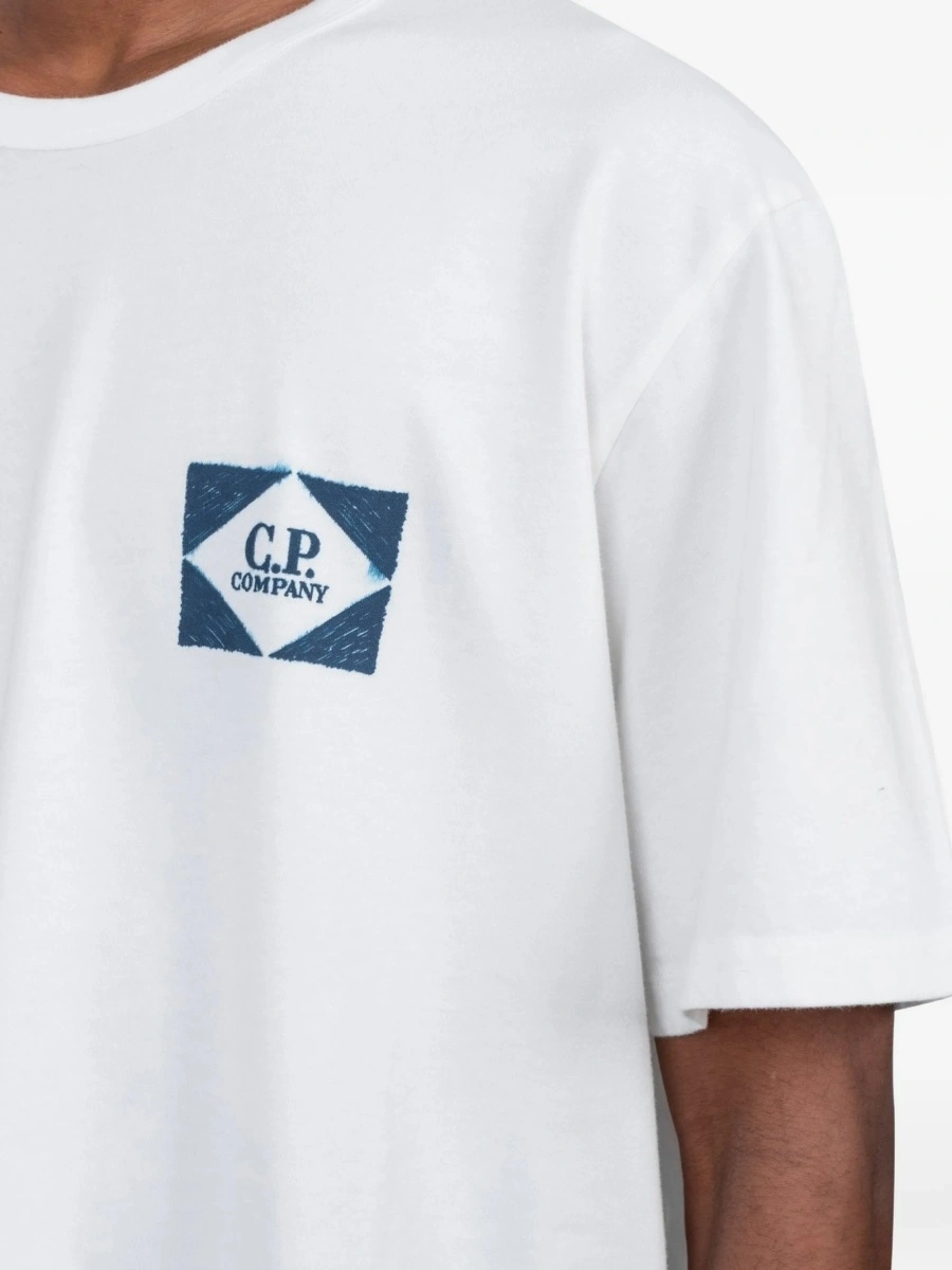 Tricou C.P. Company alb - Img 5