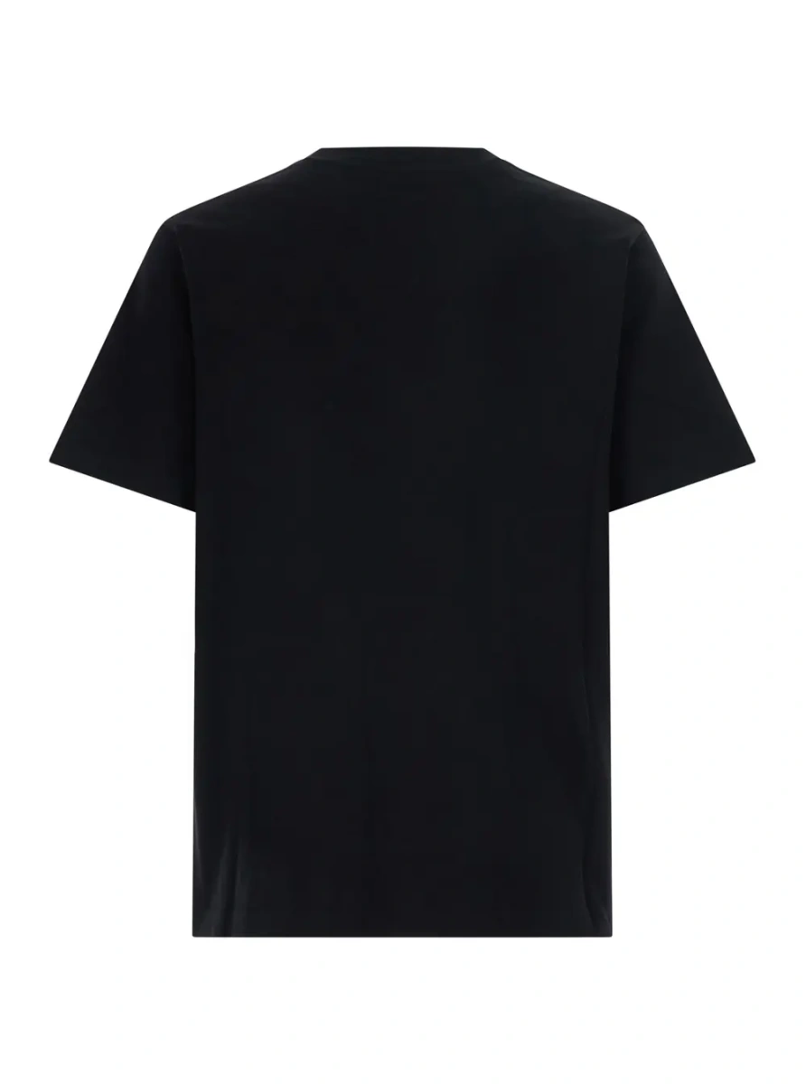 Tricou CASABLANCA black cotton printed T-shirt for men - Img 2