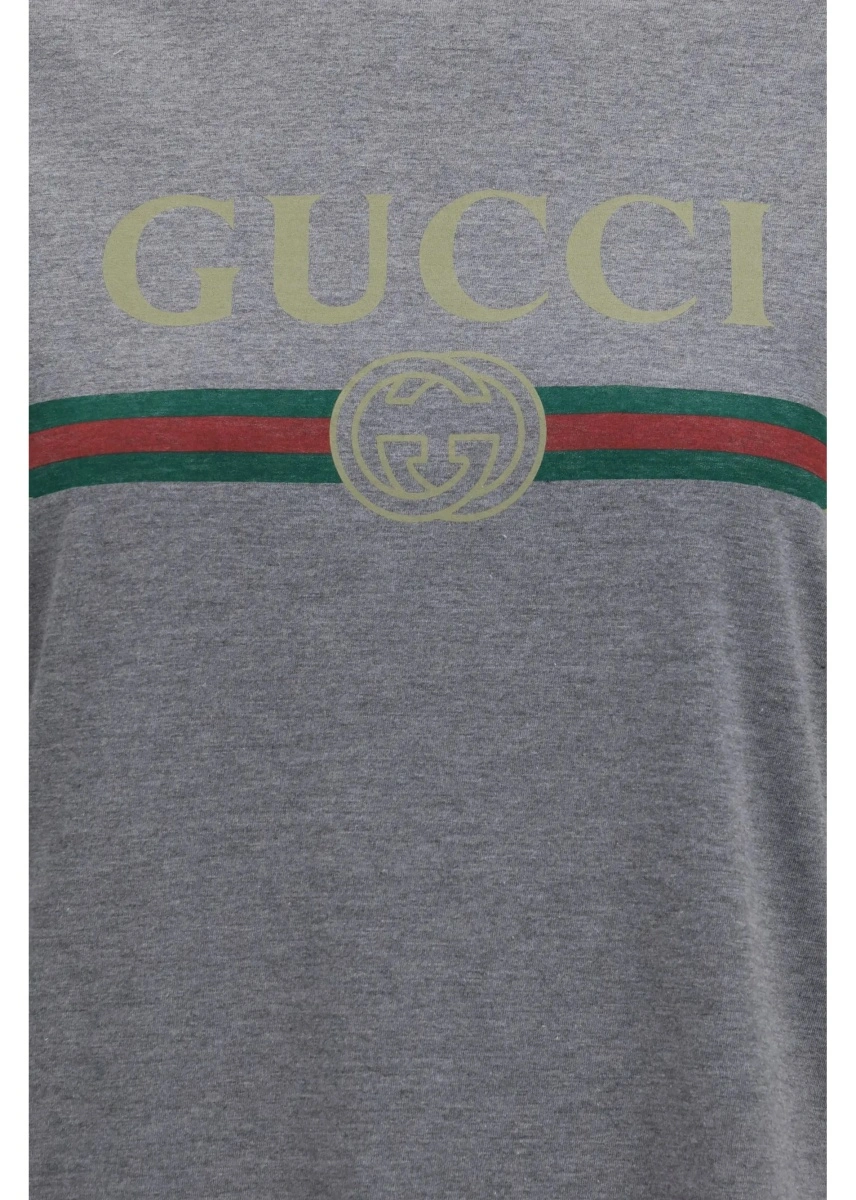 Tricou Cotton and silk jersey printed T-shirt - Img 3