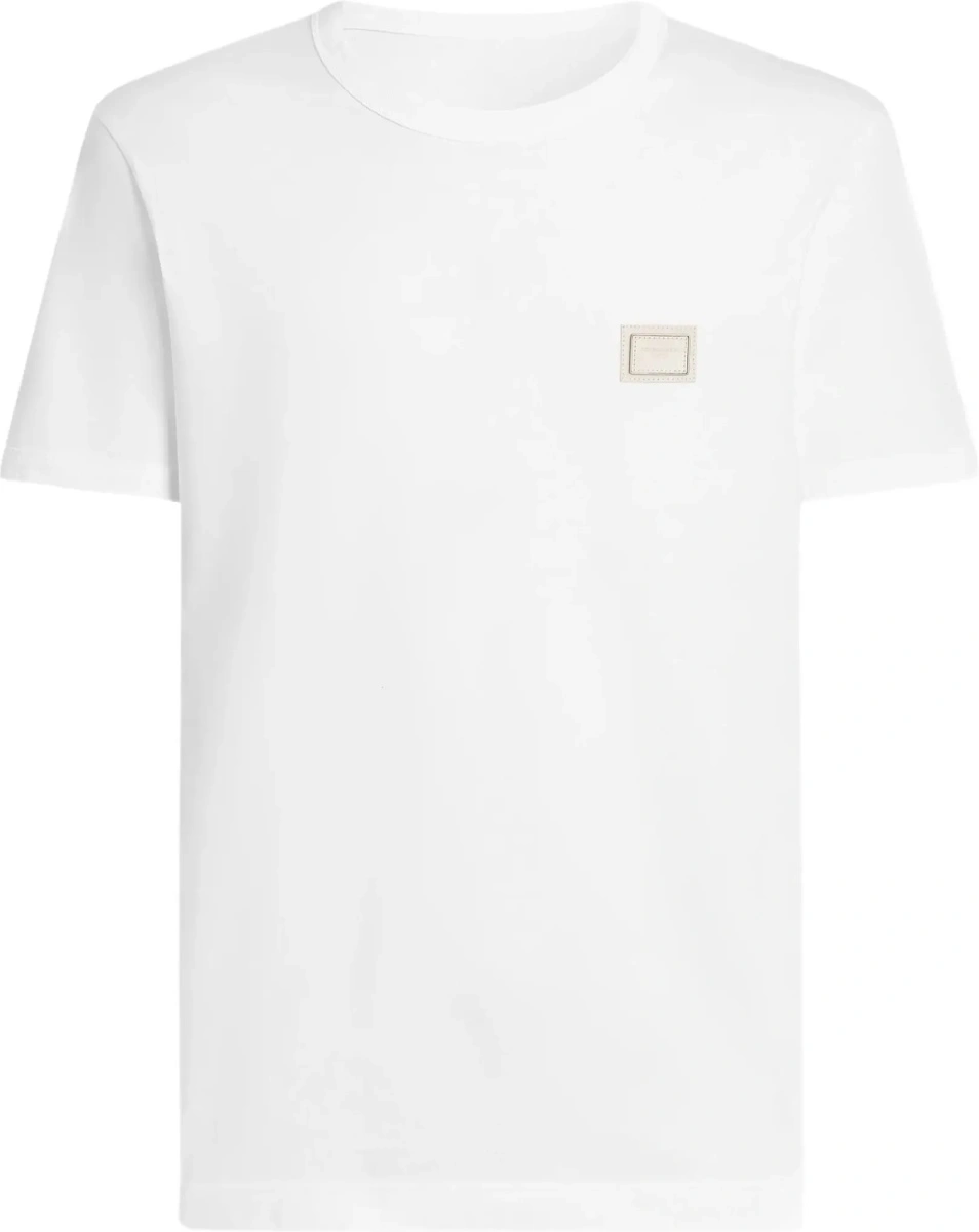 Tricou Cotton T-shirt with logo plaque - Img 8