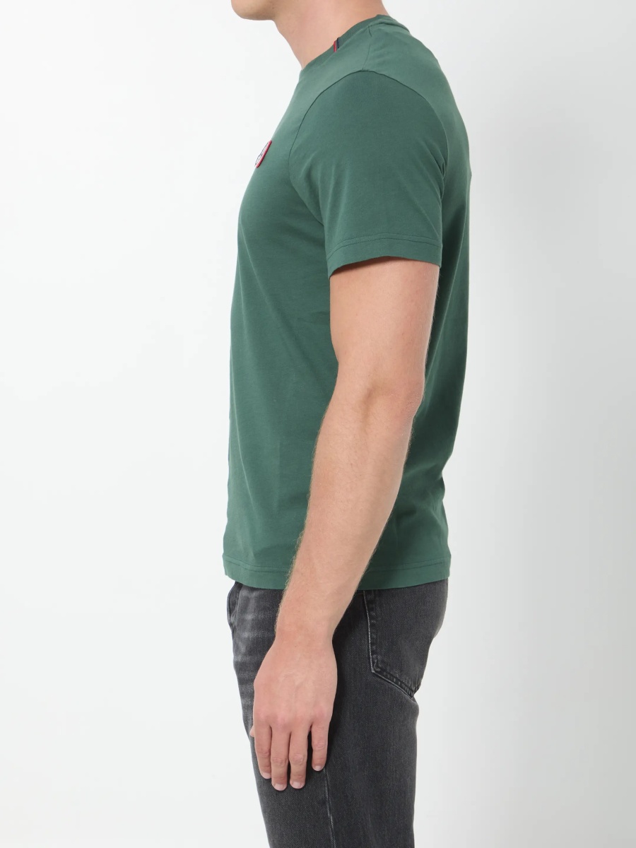 Tricou Cotton T-Shirt With Tricolor Logo - Img 3