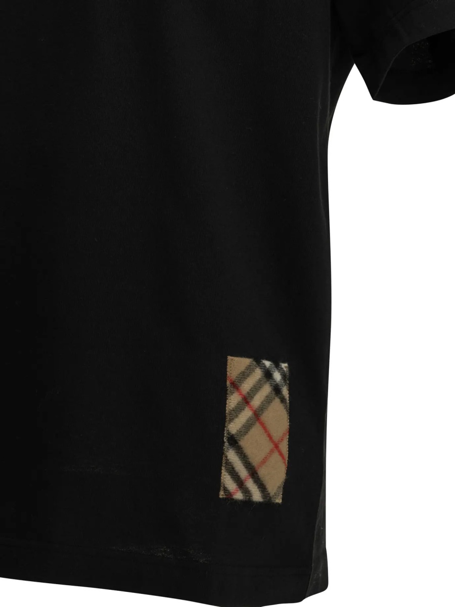Tricou Crewneck T-shirt with appliqué - Img 4