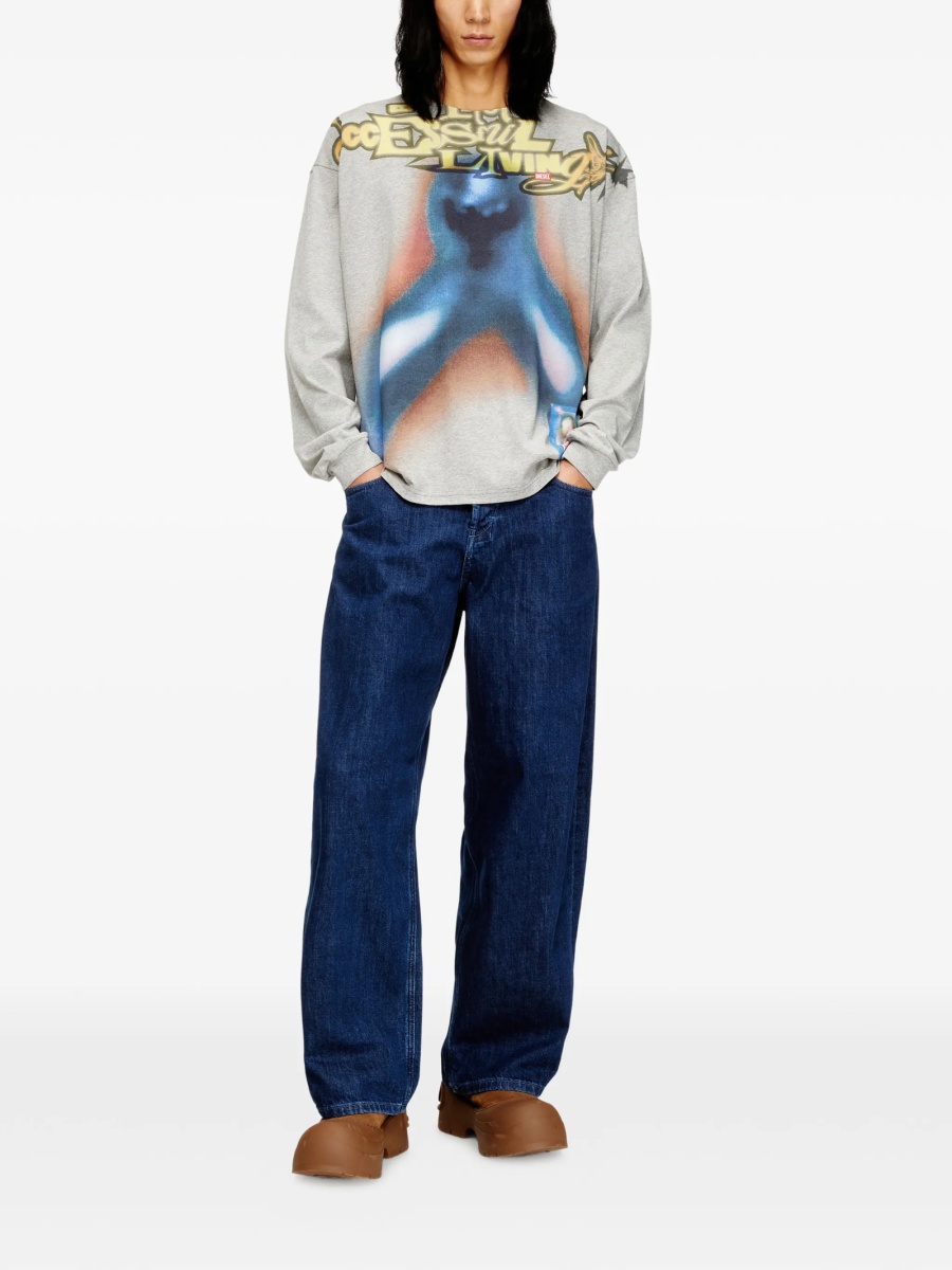 Tricou Diesel gri - Img 2