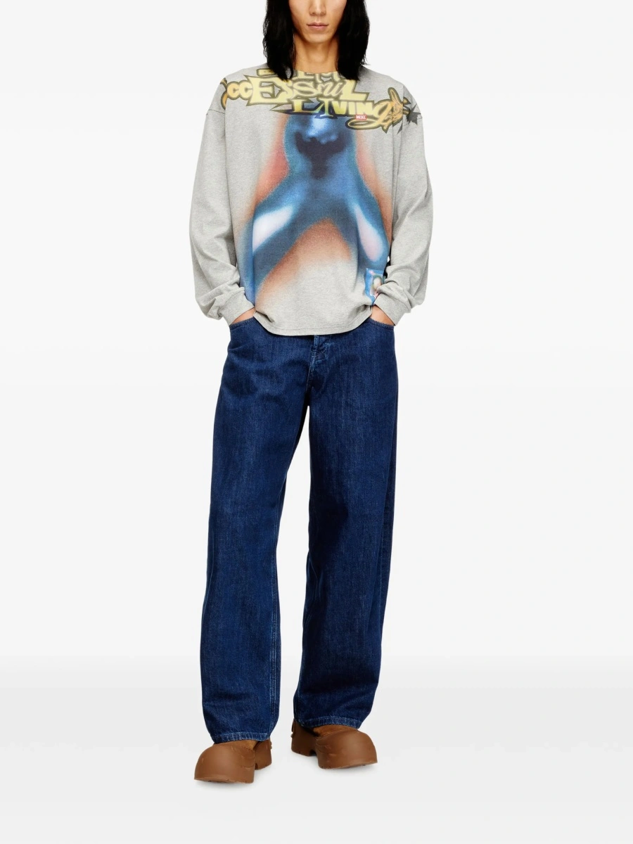 Tricou Diesel gri - Img 2