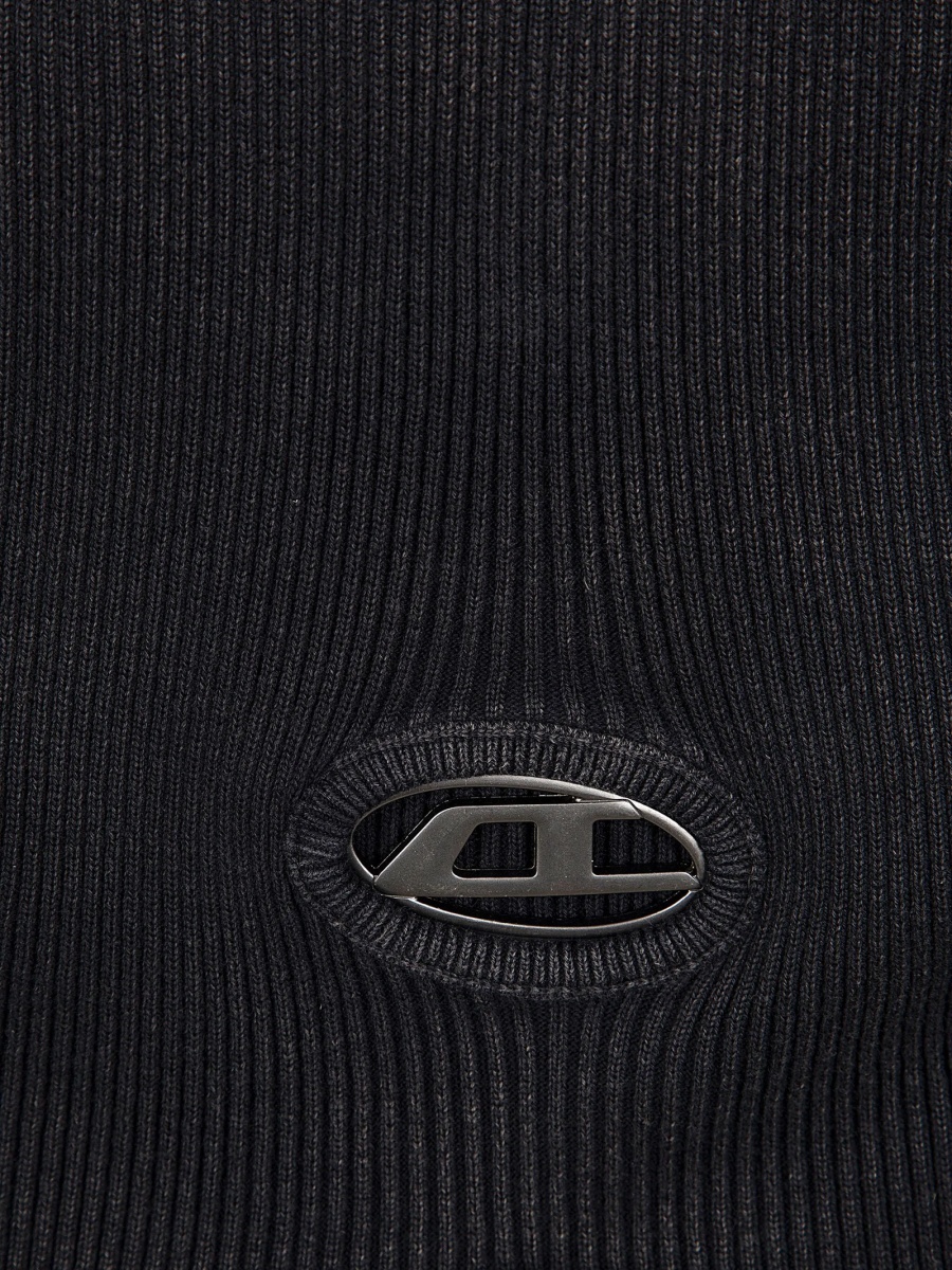 Tricou Diesel Oval D negru - Img 3