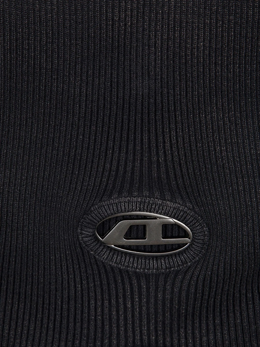 Tricou Diesel Oval D negru - Img 3