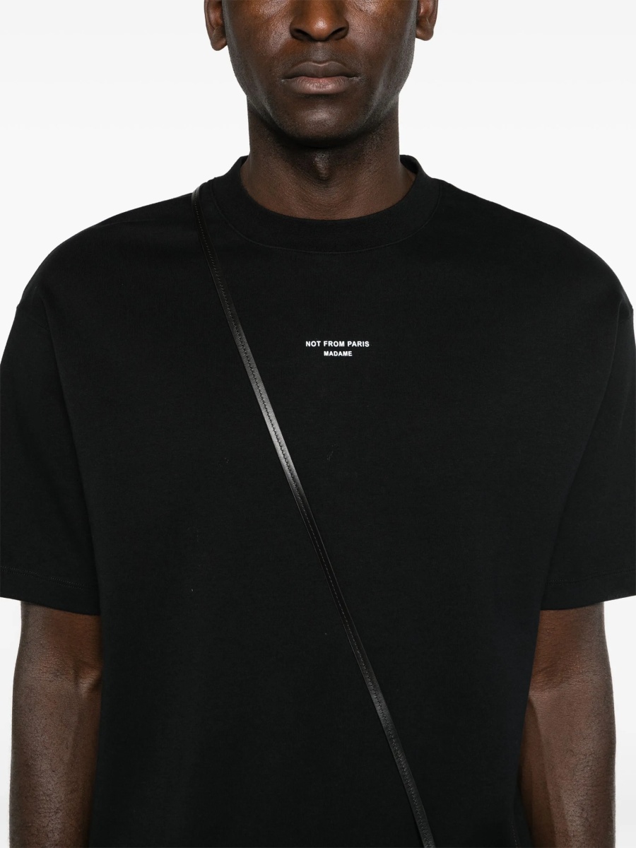 Tricou DRÔLE DE MONSIEUR negru - Img 5