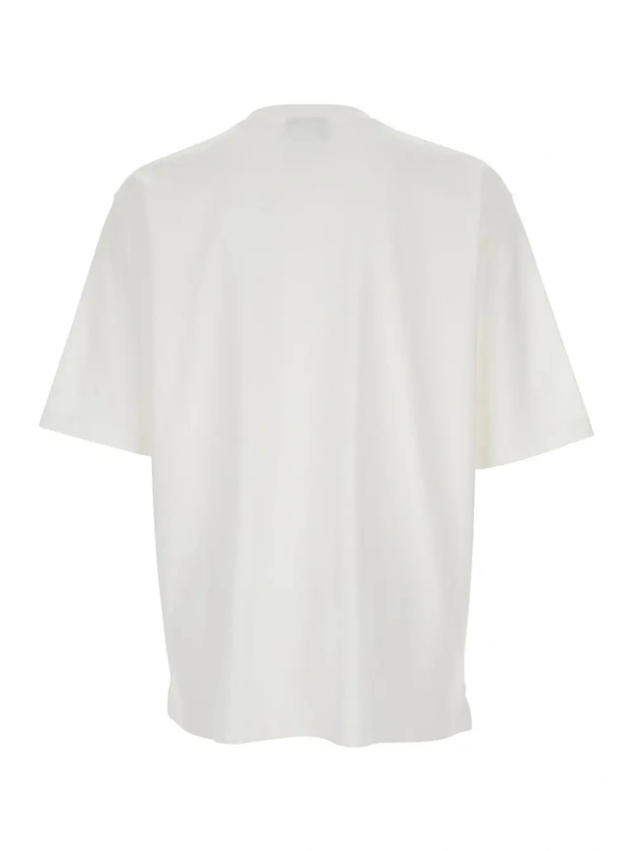 Tricou DSQUARED2 alb din bumbac - Img 2