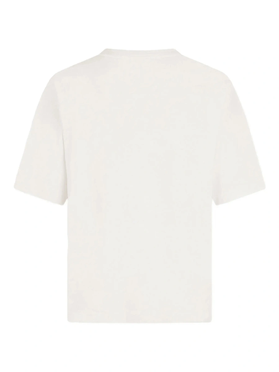 Tricou DSQUARED2 alb din bumbac - Img 4