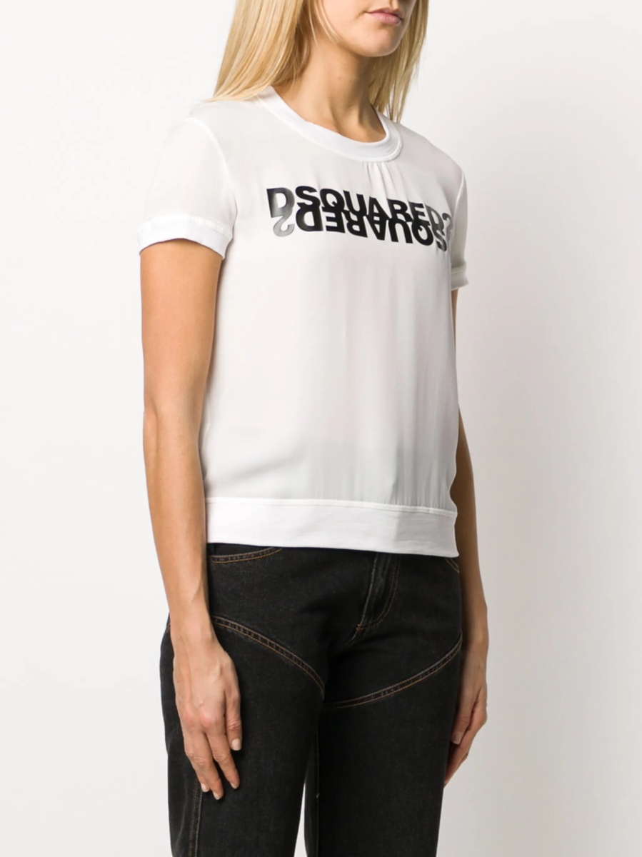 Tricou DSQUARED2 alb - Img 3