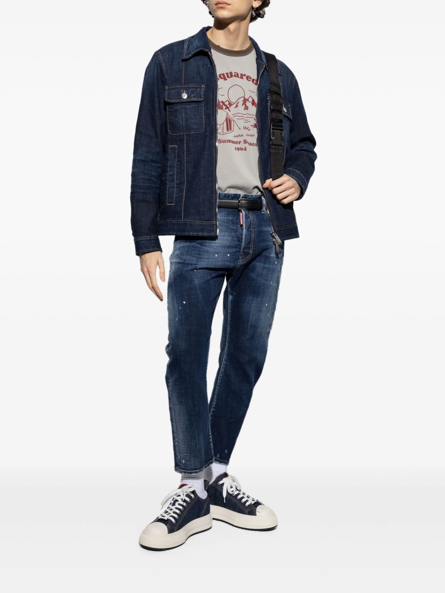 Tricou DSQUARED2 gri - Img 2