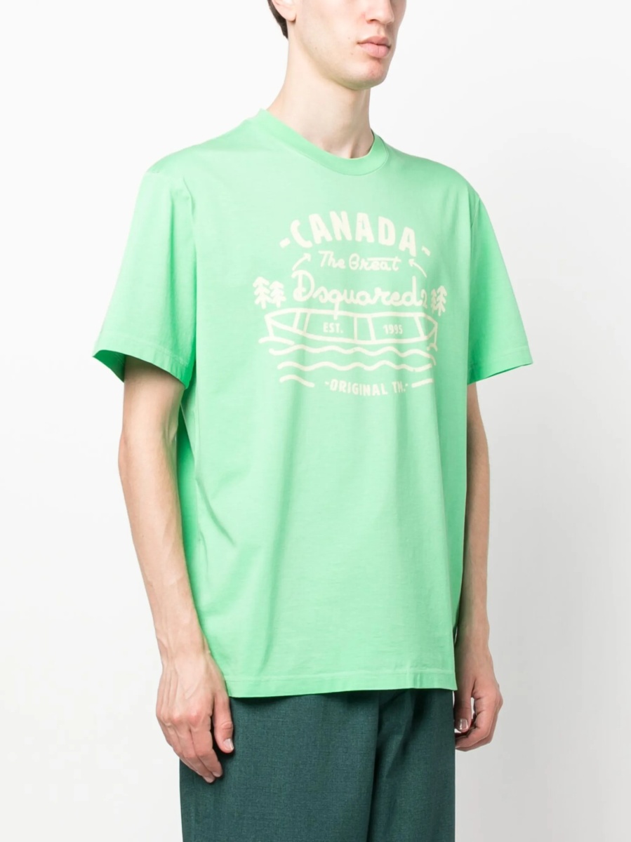 Tricou DSQUARED2 verde - Img 3