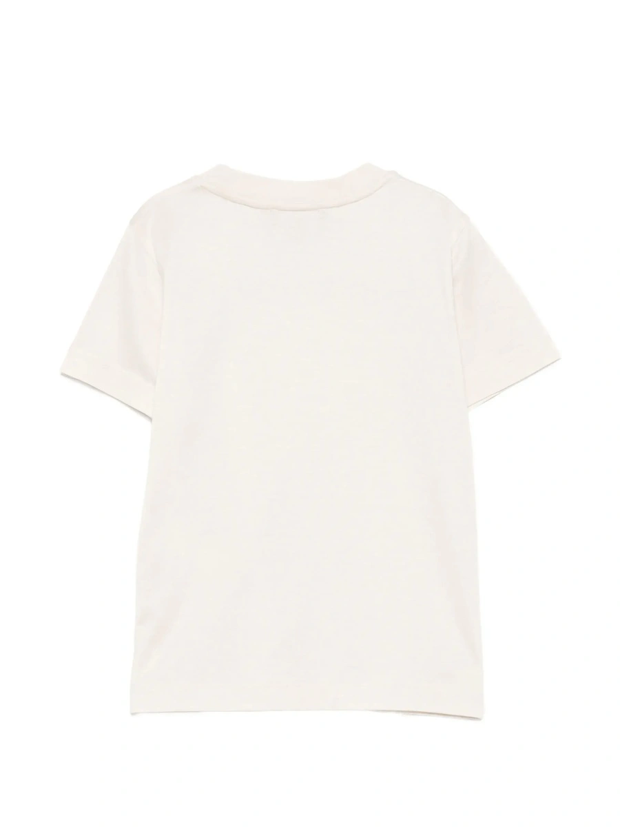 Tricou EMPORIO ARMANI KIDS alb din bumbac - Img 4