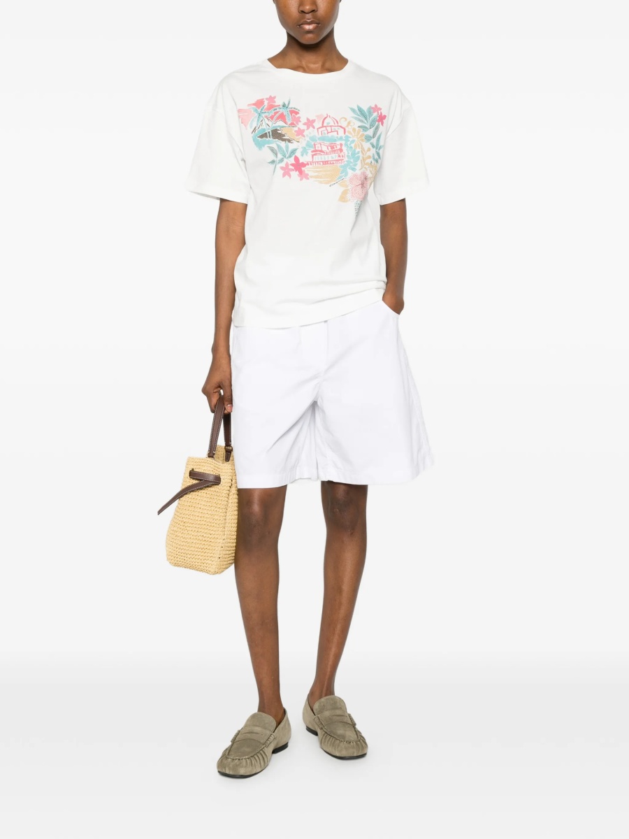 Tricou Ermanno Scervino alb - Img 2