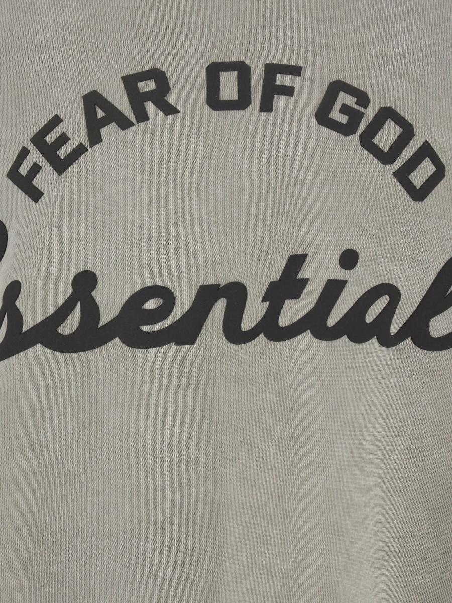 Tricou Fear Of God Essentials gri - Img 3