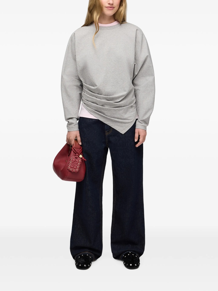 Tricou Ganni gri - Img 2