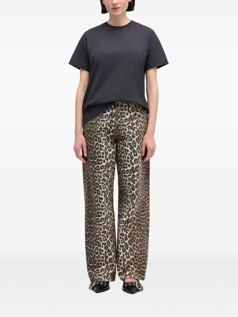 Tricou Ganni gri - Img 5