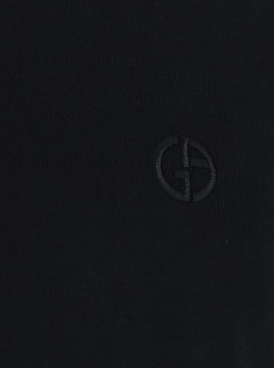 Tricou Giorgio Armani negru din vascoza - Img 3
