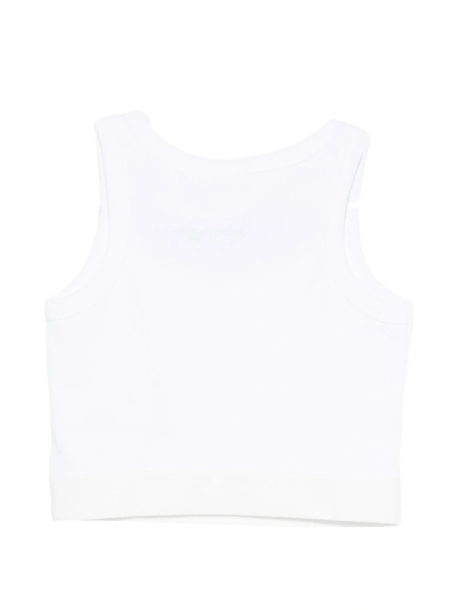 Tricou Givenchy alb din spandex/elastan si bumbac - Img 2