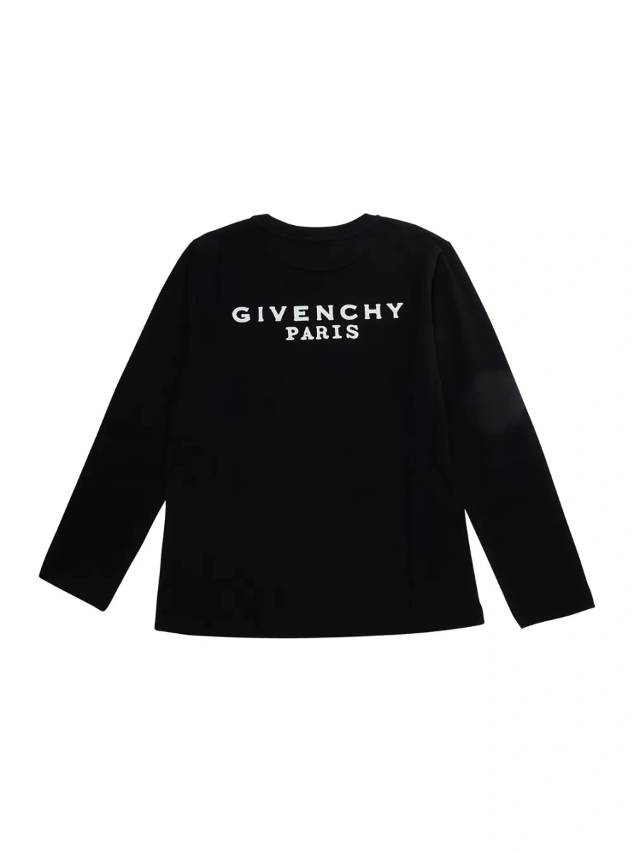 Tricou Givenchy negru din bumbac - Img 2