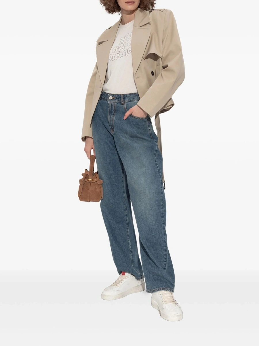 Tricou Golden Goose star alb - Img 2
