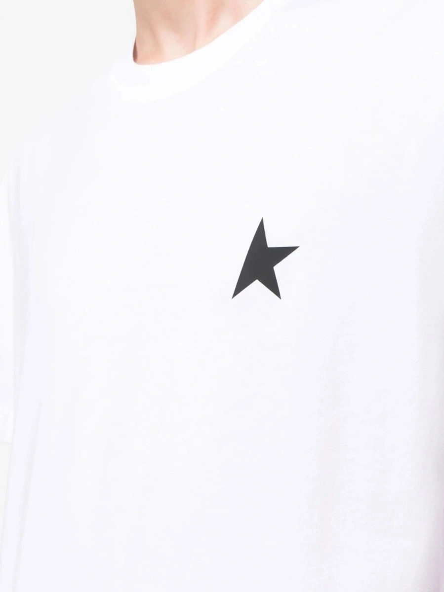 Tricou Golden Goose star alb - Img 5
