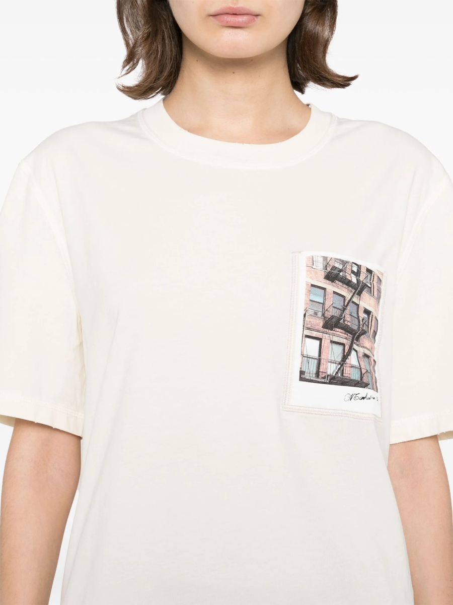 Tricou HELMUT LANG neutru - Img 5