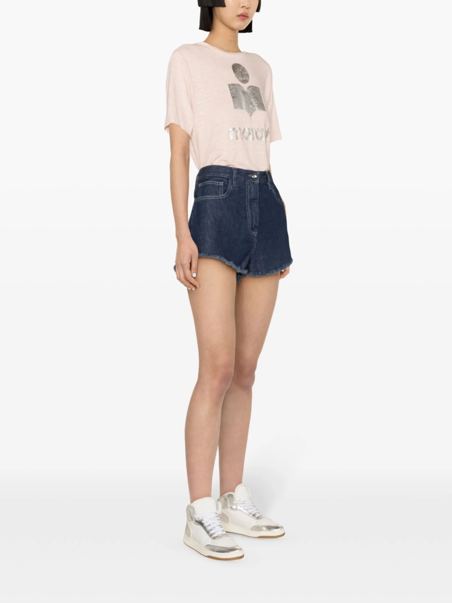 Tricou ISABEL MARANT ETOILE roz - Img 3