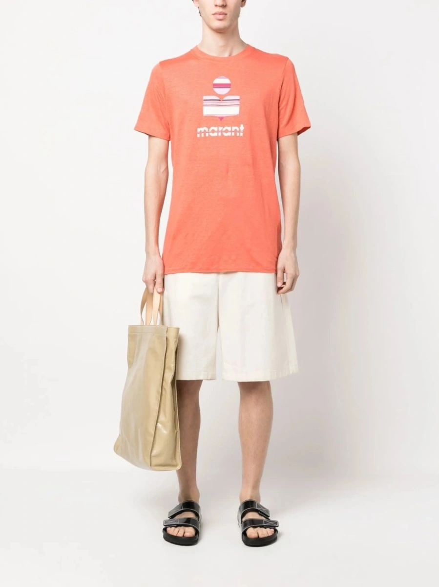 Tricou Isabel Marant portocaliu - Img 2