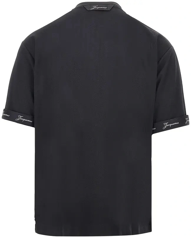 Tricou JACQUEMUS negru 'Rond Carré' - Img 3
