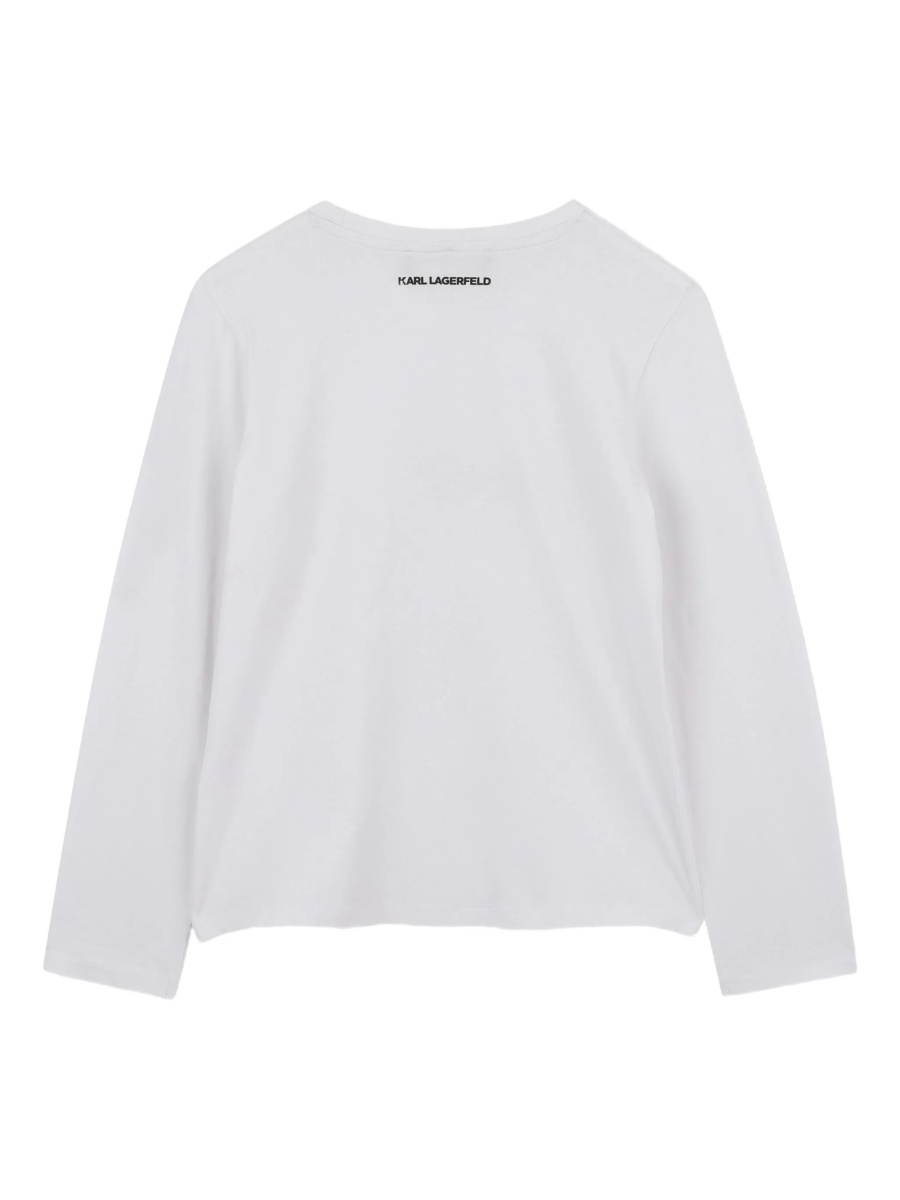 Tricou Karl Lagerfeld alb - Img 2