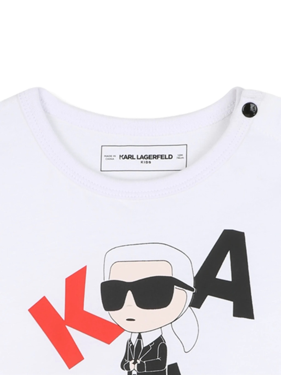 Tricou Karl Lagerfeld alb - Img 3