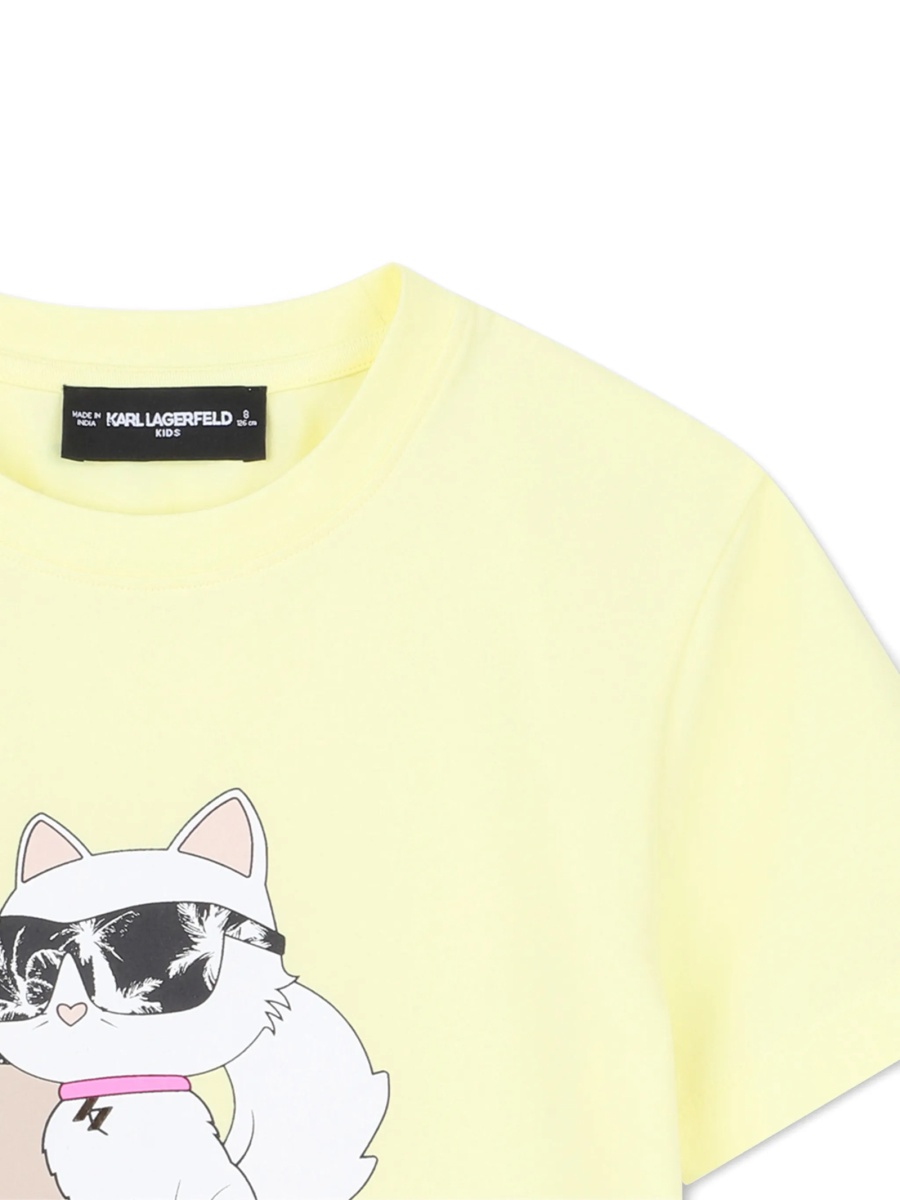 Tricou Karl Lagerfeld galben - Img 3