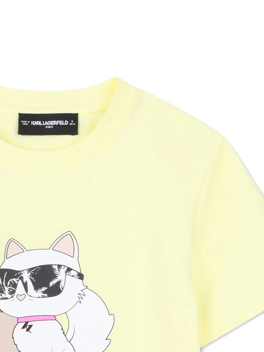 Tricou Karl Lagerfeld galben - Img 3