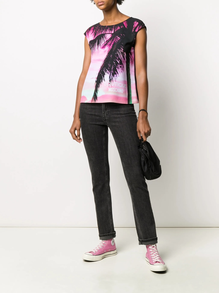 Tricou LOVE Moschino roz - Img 2