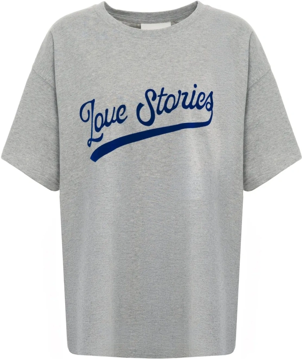 Tricou Love Stories gri - Img 2