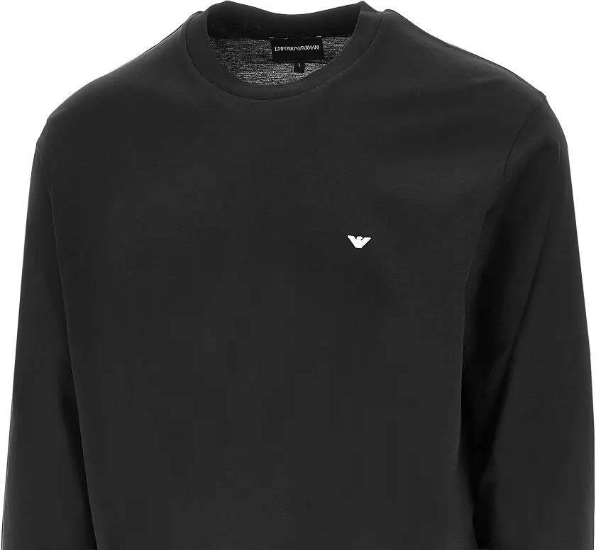 Tricou Lyocell and cotton blend T-shirt with logo - Img 2