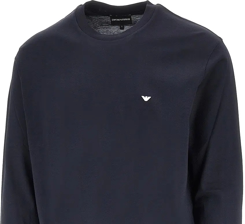 Tricou Lyocell and cotton blend T-shirt with logo - Img 2