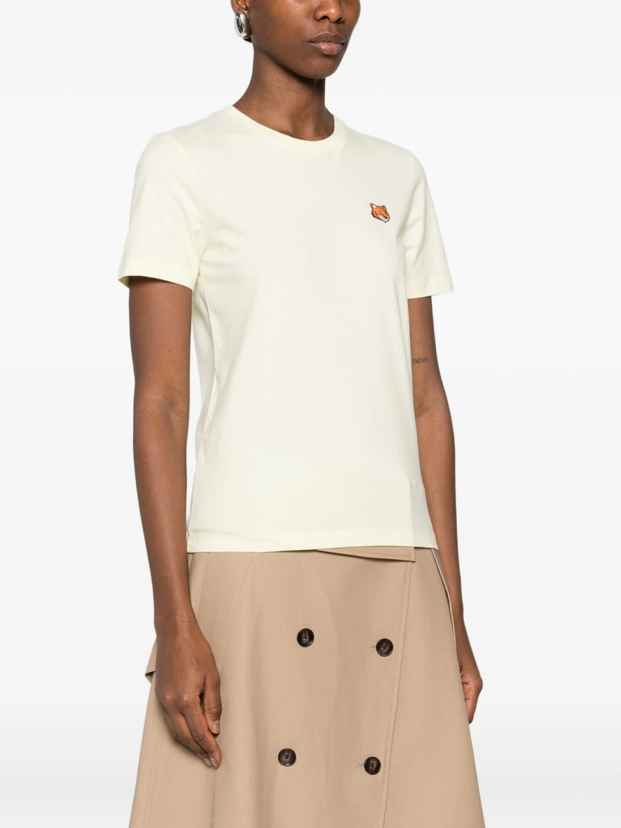 Tricou MAISON KITSUNÉ galben - Img 3