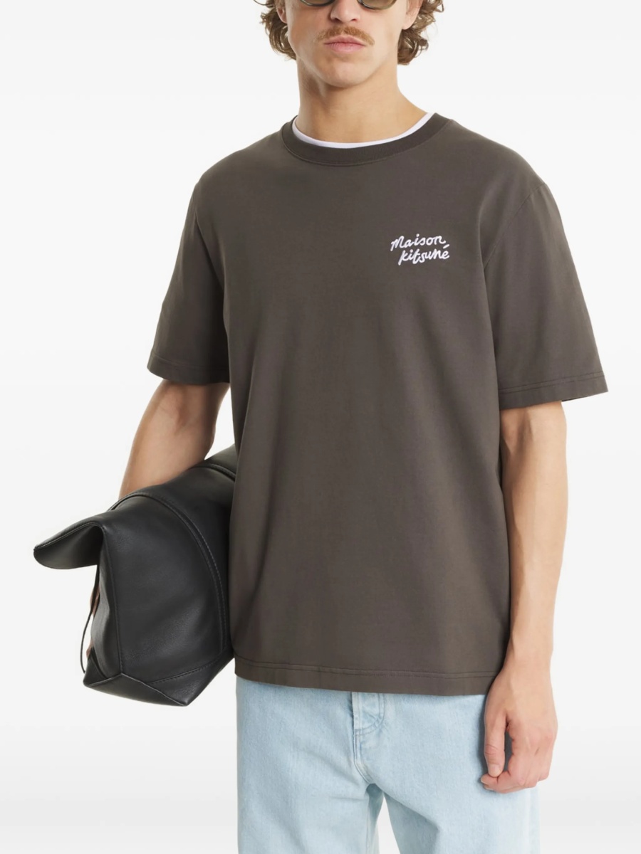 Tricou MAISON KITSUNÉ maro - Img 3