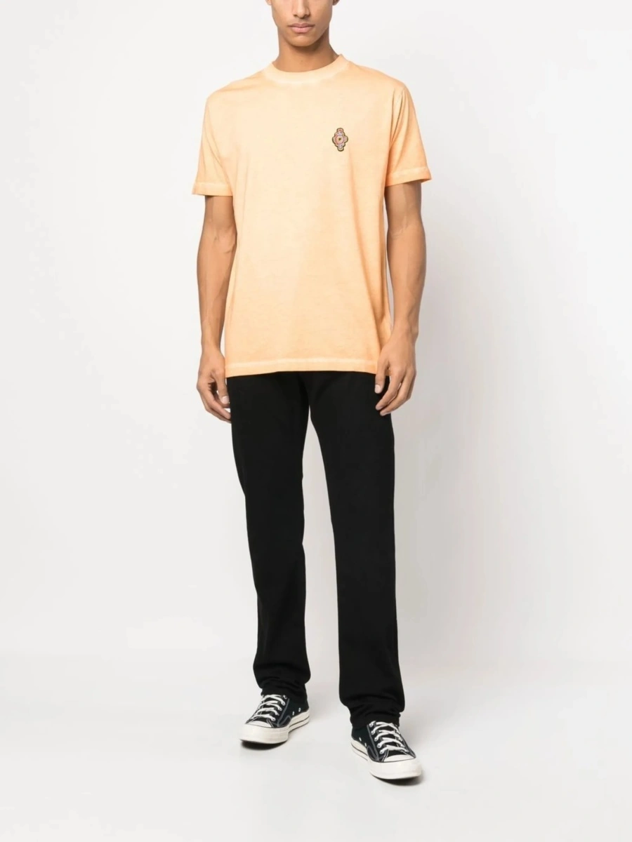 Tricou Marcelo Burlon portocaliu - Img 2