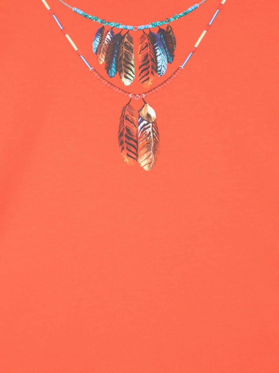 Tricou Marcelo Burlon rosu - Img 3