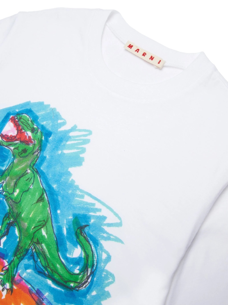 Tricou Marni alb - Img 3